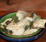 Bacalhau cozido com couves 