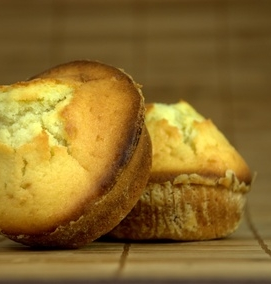Muffins de queijo fresco 