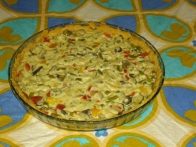 Tarte de legumes deliciosa 