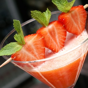Cocktail de morango 