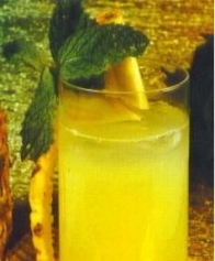 Cocktail de Ananás e Hortelã 
