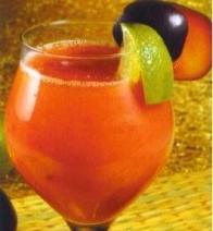 Cocktail de Ameixa e Lima 