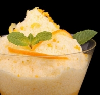 Mousse gulosa de laranja 