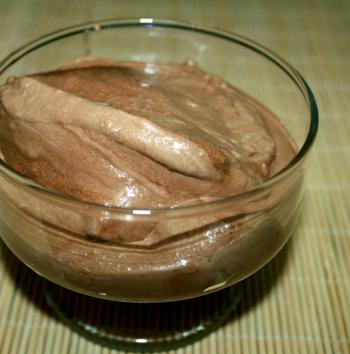 Mousse de chocolate com natas na Bimby